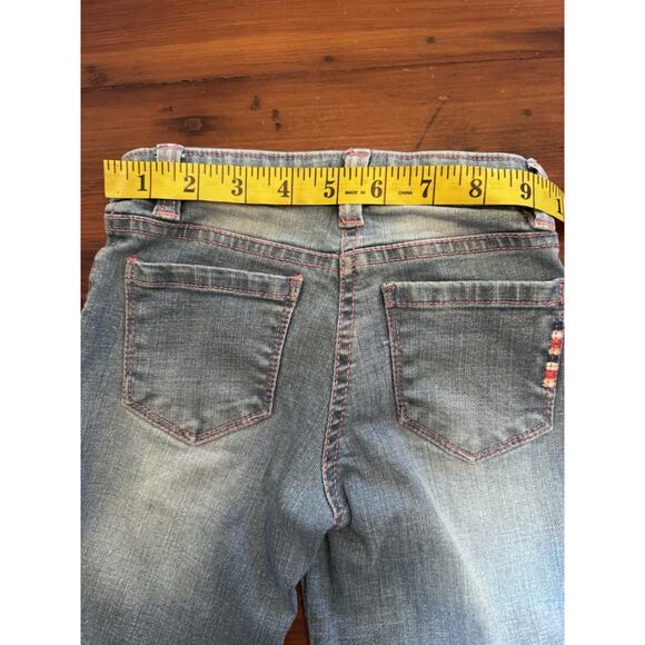 Hatley Girls Stretch Denim Wide Leg Pants Heart Pockets Girls Size 3 $50 - Picture 14 of 14